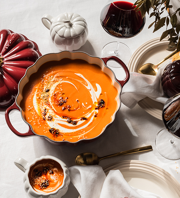 Gochujang Lentil & Tomato Soup
